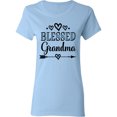 thumbnail image 3 of Inktastic Blessed Grandma for Grandmother Women's T-Shirt, 3 of 5