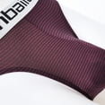 thumbnail image 4 of TANBOM Men's Bulge Enhancing Triangle Thong Nylon Underwear Brown L 1-Pack, 4 of 6