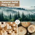 thumbnail image 7 of Buballino Eco 60 in x 5 in Pine Natural Rustic Farmhouse Fireplace Mantel, 7 of 7
