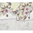 thumbnail image 5 of S4Sassy Yellow Floral & Kingfisher Bird Water Repellent Bath Shower Curtain With Roller Rings Hook-60 x 70 Inch, 5 of 6