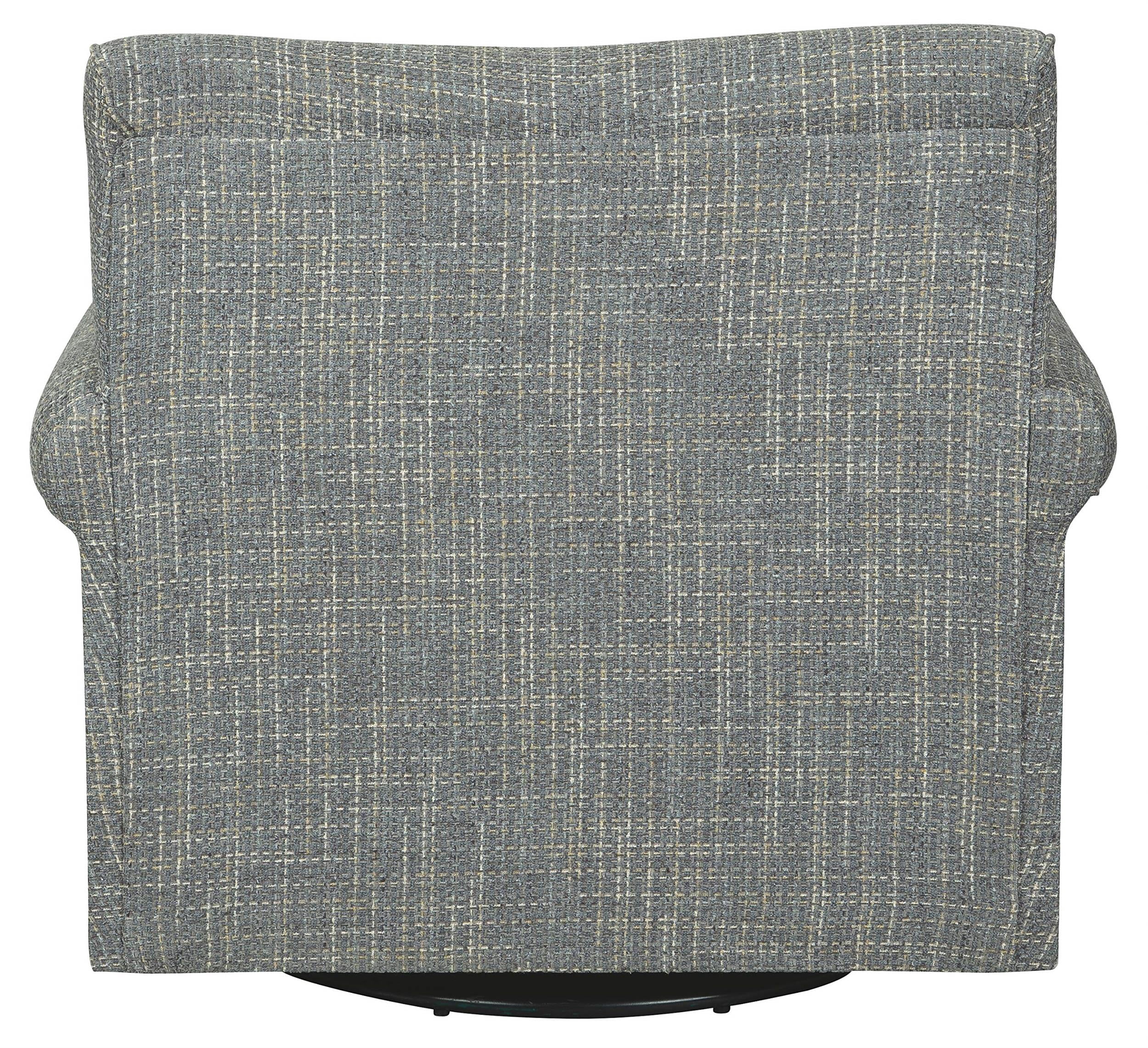 Ashley Furniture Renley Tweed Swivel Glider Rocking Chair, Ash Gray