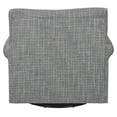 thumbnail image 5 of Ashley Furniture Renley Tweed Swivel Glider Rocking Chair, Ash Gray, 5 of 11