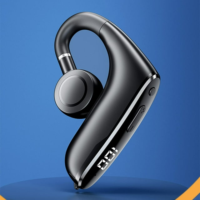 Auriculares de conducción ósea, 12 tiempo de tiempo de tiempo de de reproducción a prueba de agua IPX 5 Micrófono incorporado Auricular Ganchos para de Negro