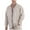 Khaki, variant on Men's Cotton Bomber Jacket Button Down Tops Long Sleeve Cardigans Casual Thermal Workwear Jacket Lightweight Flight Jackets Casual Softshell Varisty Jacket with Pockets