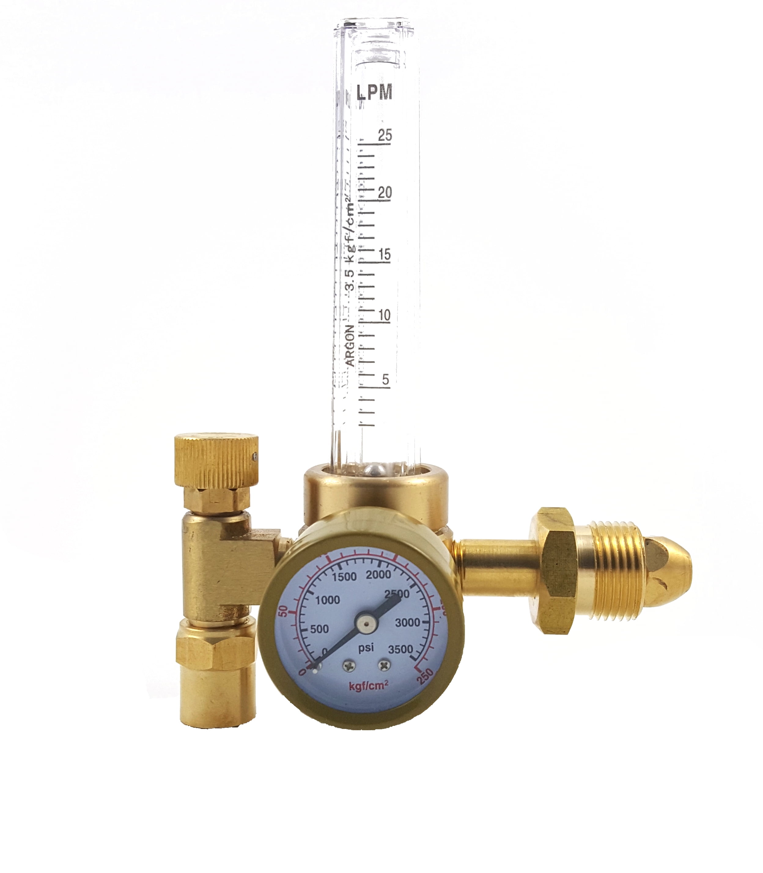 Argon CO2 - TIG MIG Flow Meter - Welding Regulator - Welder Gauge SÜA - CGA580 - MD