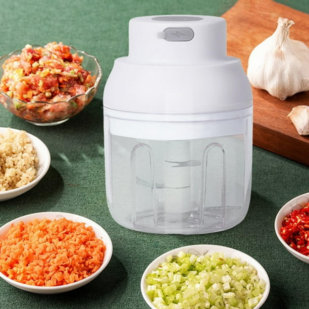de eléctrica 250ml a de de para verduras carne Blanco Macarena Picadora de ajo eléctrica