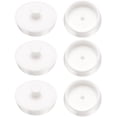 thumbnail image 1 of 6Pcs Tapón de desagüe, Tapón de bañera de silicona de 1-31/32" a 2-3/32" con mango para lavandería, fregadero, cubierta de lavabo, 1 of 5