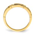 thumbnail image 2 of Auriga 14K Yellow Gold Cut-Out Greek Key Band for Women Size 7, 2 of 6