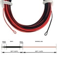 thumbnail image 3 of Full Fast Sinking Fly Fishing Line Weight Forward Taper Fly Line With 2pcs Welded Loop 6 IPS 90FT Red And Black Mainline, 3 of 5