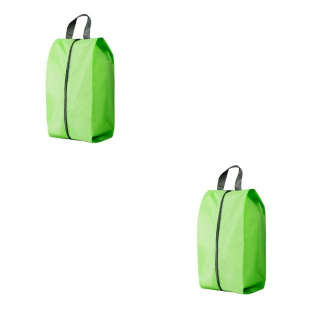 Transemion Sac de Rangement de Chaussures Imperméable et Résistant à l'Humidité pour Chaussures de Voyage en Toute Sécurité et Sec Vert XL 2Set