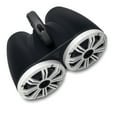 thumbnail image 2 of Black Kicker Dual Wake Tower System with Kicker White 6.5" Marine Speakers, 2 of 7