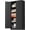 Black, variant on SOLAURA 71" Metal Garage Storage Cabinet with Locking Doors and Adjustable Shelves for Home, Office(Black)
