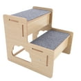 thumbnail image 1 of VERDANVERSE Pet Stair Wood Multi Simple Design for Pets 1Pcs, 1 of 6
