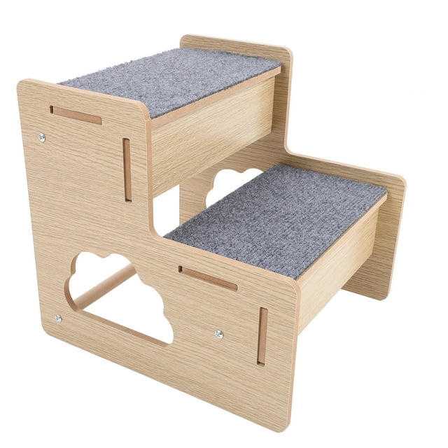 VERDANVERSE Pet Stair Wood Multi Simple Design for Pets 1Pcs