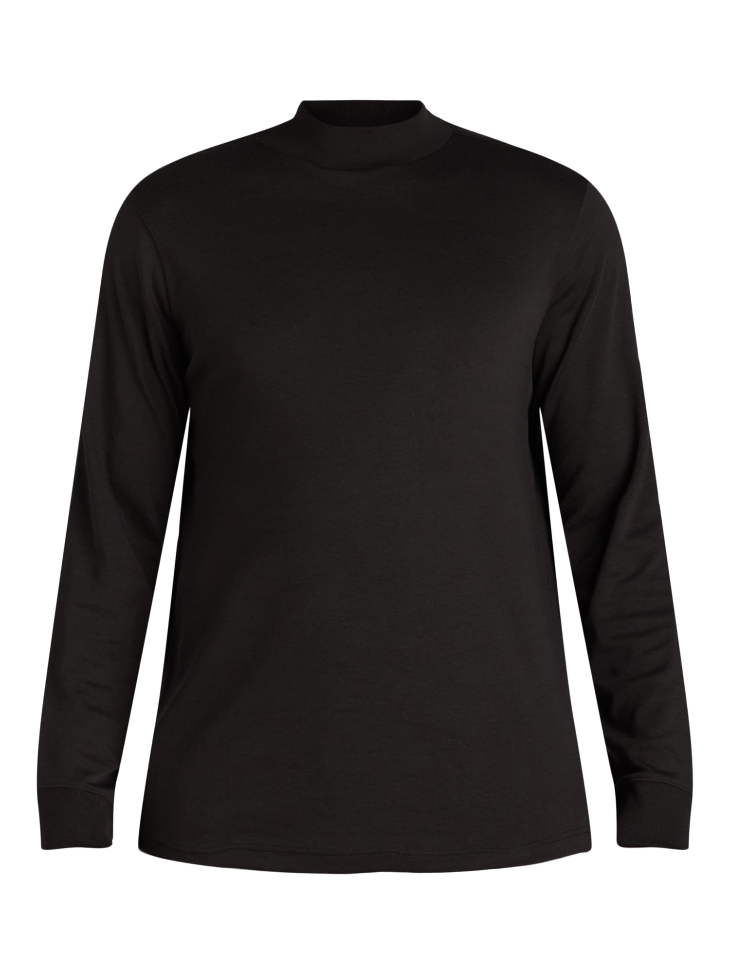 George Men's Interlock Mock Neck Long Sleeve Shirt, Sizes S