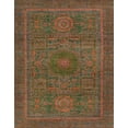 thumbnail image 1 of Ahgly Company Machine Washable Indoor Rectangle Abstract Oak Brown Area Rugs, 7' x 9', 1 of 7