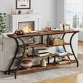 thumbnail image 2 of Tribesigns 70.8 inch Long Console Table, Narrow Sofa Table with Storage Shelves for Entryway Living Room, 2 of 5