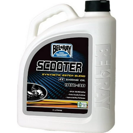 Bel-Ray Scooter Synthetic Ester Blend 4T Engine Oil - 10W30 - 4L.