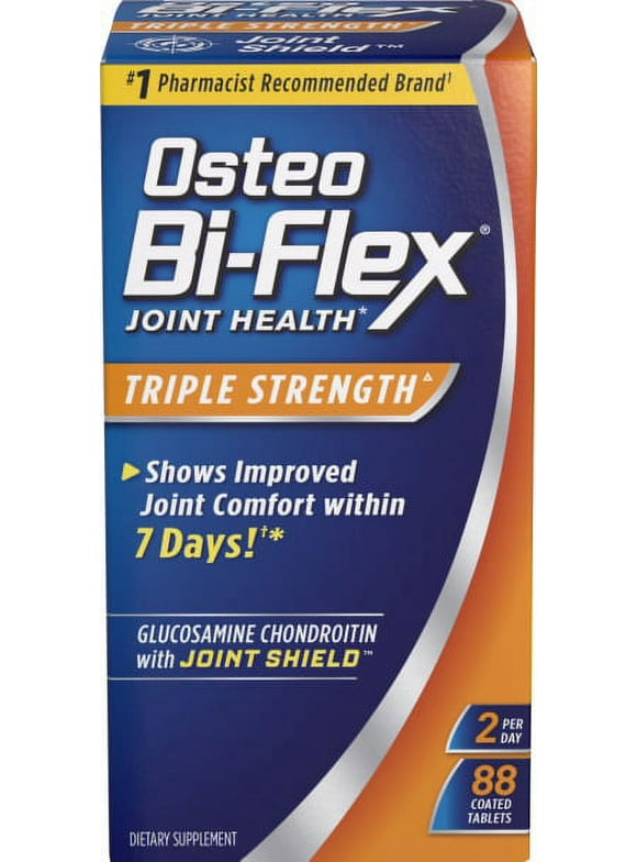Osteo Bi-Flex Triple Strengthwith Glucosamine Chondroitin, Joint Health Supplement, 88 Tablets