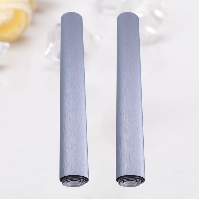 Mobutofu 2 Sheets Adhesive Tape for Car in Light Grey Color with Brushed Texture for Various Applications