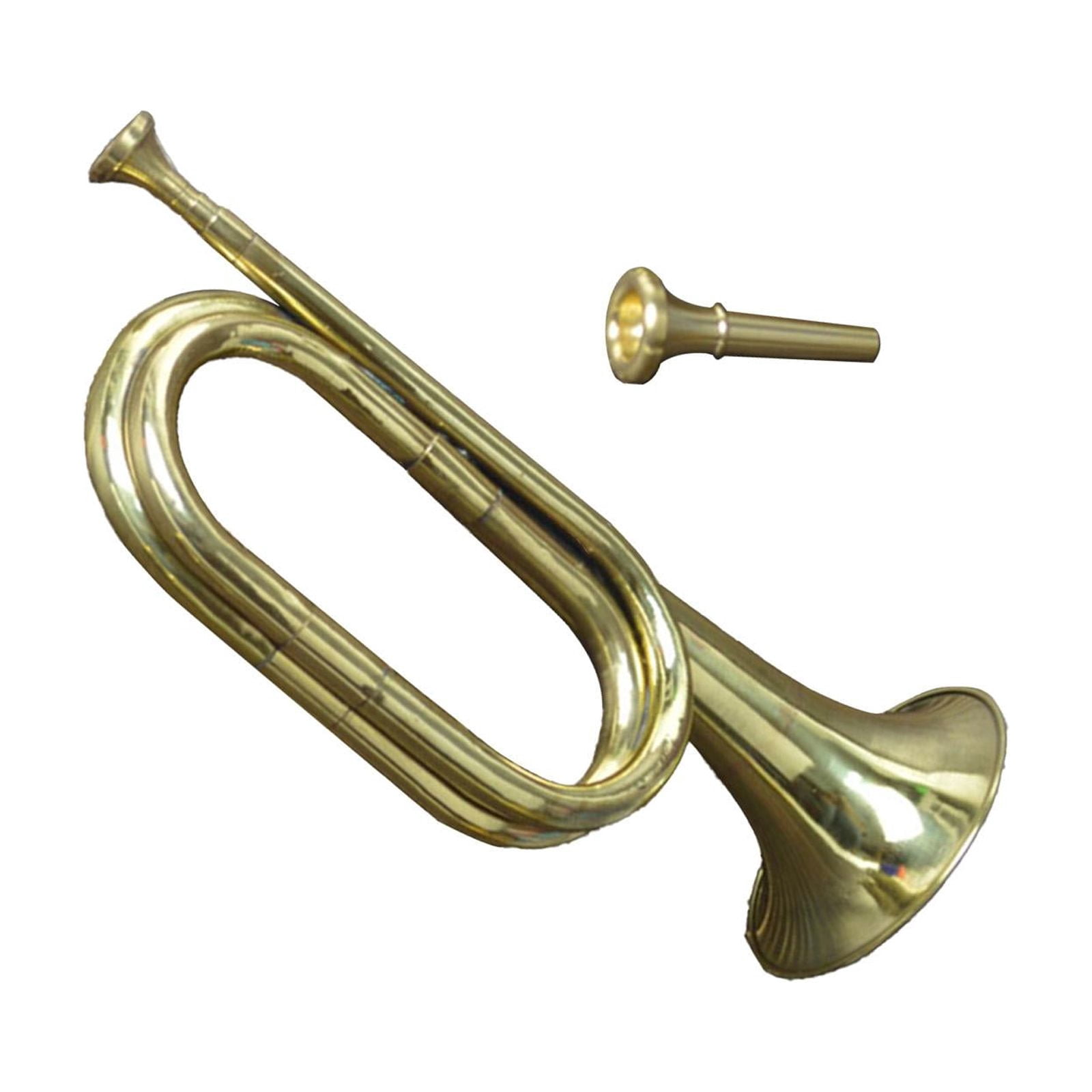 JWQFBC Trumpet Bugle Brass Instrument Gold Gilded Copper Vintage Musical Instrument for