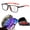 Red, variant on Vision Sync Glasses, Lightweight Reading Glasses with No-Line Blue Light Blocking Lenses for Computer Use