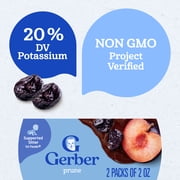 Gerber 1st Foods Baby Food, Prune, 2 oz Tubs (2 Pack)