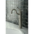 thumbnail image 2 of Kingston Brass KB1428BL Vessel Mount Bathroom Faucet, Brushed Nickel, 2 of 4