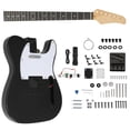 thumbnail image 3 of DIY 6 String TL Style Electric Guitar Kits with Mahogany Body, Maple Neck and Accessories Black, 3 of 5