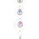 thumbnail image 2 of Wind Chime Crystal Light Catcher Ball Ornaments Round Frame Pendant (3) Hugtrwg Libre de BPA, 2 of 4