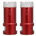 thumbnail image 1 of 2Pcs Hole Saws Bits Diamond M14 Female Thread Angle Grinder Accessories for Marble25mm, 1 of 8