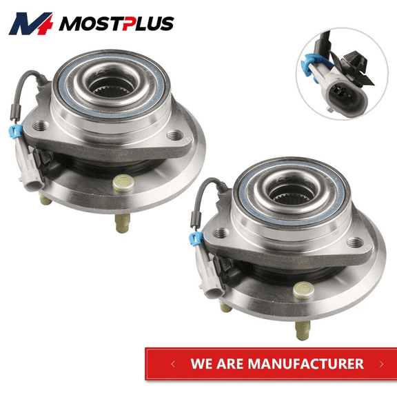 MOSTPLUS Pair Front Wheel Hub Bearings for Saturn Vue Pontiac Torrent Chevrolet Equinox