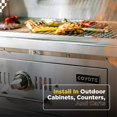 thumbnail image 4 of Coyote C1CH36 36 In Wide 875 Sq In Cooking Area Stainless Steel Charcoal Grill, 4 of 5