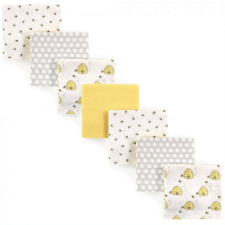 UPC: 0660168521290 | Hudson Baby Infant Cotton Flannel Receiving Blankets Bundle Bee One Size