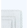 thumbnail image 4 of Serafina Home Bathroom Rug Set OF TWO, 100% Cotton, Tufted Design, Slip Resistant Backing, 17x24 and 20x32 (Adamo White), 4 of 5