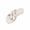 White, variant on GERsome Women's Flat Sandals Cross Strap Toe Ring Flip-Flops Comfort Slip On Summer Beach Thong Sandals, Navy Size 6.5