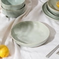 thumbnail image 2 of Stone Lain Mirella 4-Piece Pasta Bowl Set Stoneware, Light Green, 2 of 6