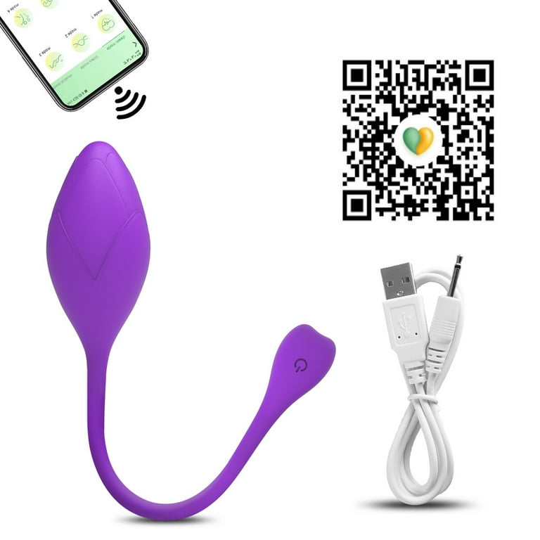 XBONP Vibrating Egg Wearable G-spot Vibrator with APP Control for Women,  Rechargeable Sex Toys, Purple - Walmart.com