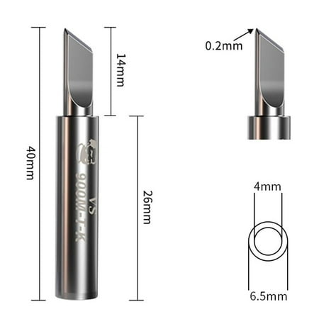 

Lead Free 936 900M Welding Tips Universal Oxygen-free Copper Durable Searing Iron Tips Solder Head 936 937 Soldering Stations