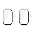 thumbnail image 2 of 2PCS BLUUMTEK Case Clear for Apple Watch Series 10 46mm, Built-in Tempered Glass Screen Protector, 2 of 5