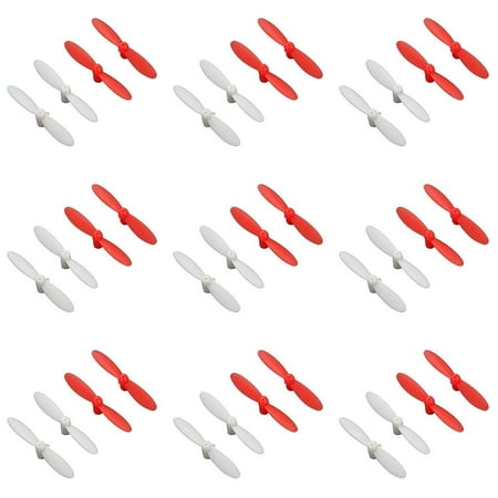 HobbyFlip Propellers Blades Props Propeller Blade Prop Set Red & H111-05 Compatible with Cheerson CX023 9 Pack