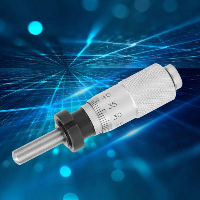 0-13mm Inner Diameter Measuring Tool, Inside Micrometer, Metal Simple To Use Round Type Micrometer, Silver Colour For Measurement Tool Measurement Gauge Ball Head With Nut