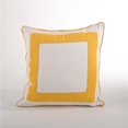 thumbnail image 1 of SARO 949.Y18S 18 Po Carré de Crete Bagué Coussin Rempli - Jaune, 1 of 1