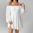 thumbnail image 5 of QHFBli Women Summer Graduation Romper Dress Plus Size Western Country Concert Outfits off the Shoulder Jumpsuit, 5 of 7