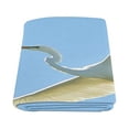 thumbnail image 2 of CADecor Egret Flying Fleece Blankets Bed Throws 58x80 Inches, 2 of 3