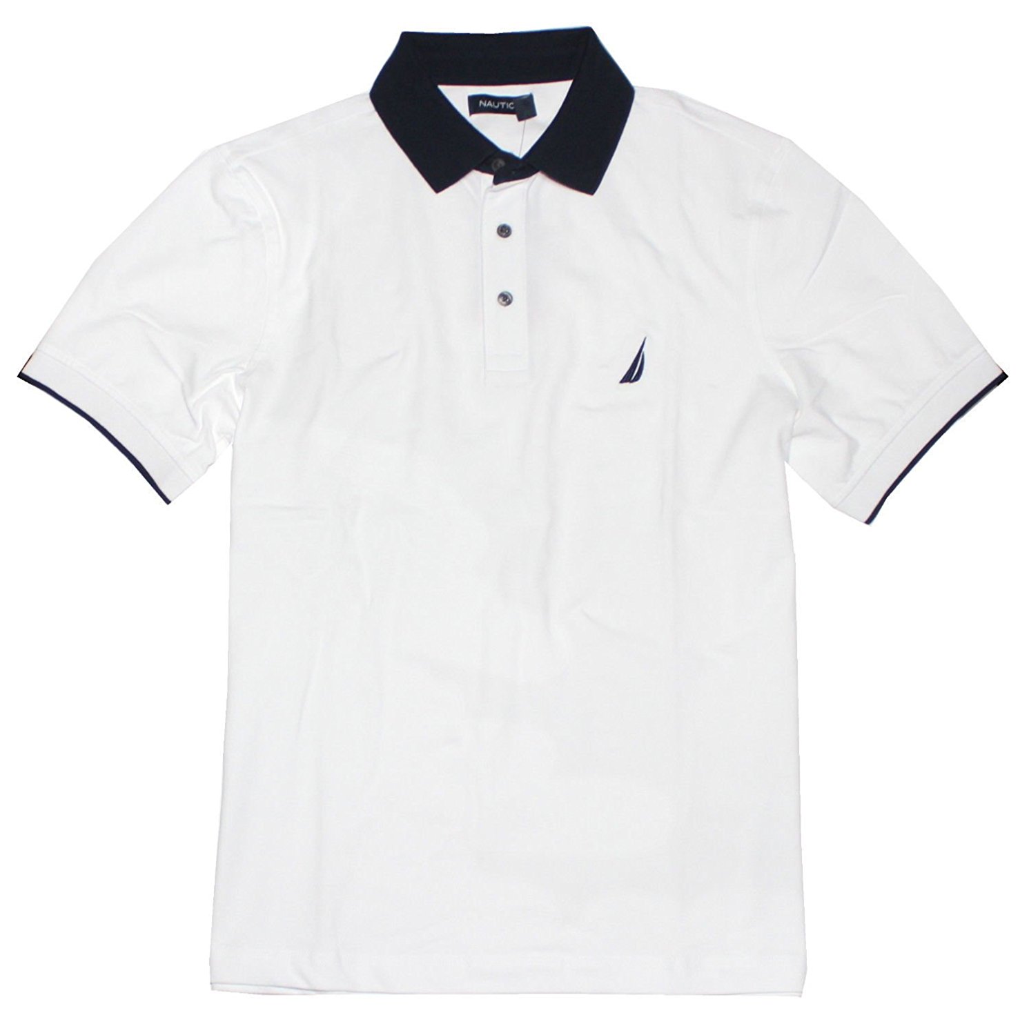 Nautica Nautica Men’s Short Sleeve Polo Shirt Classic White XXLarge