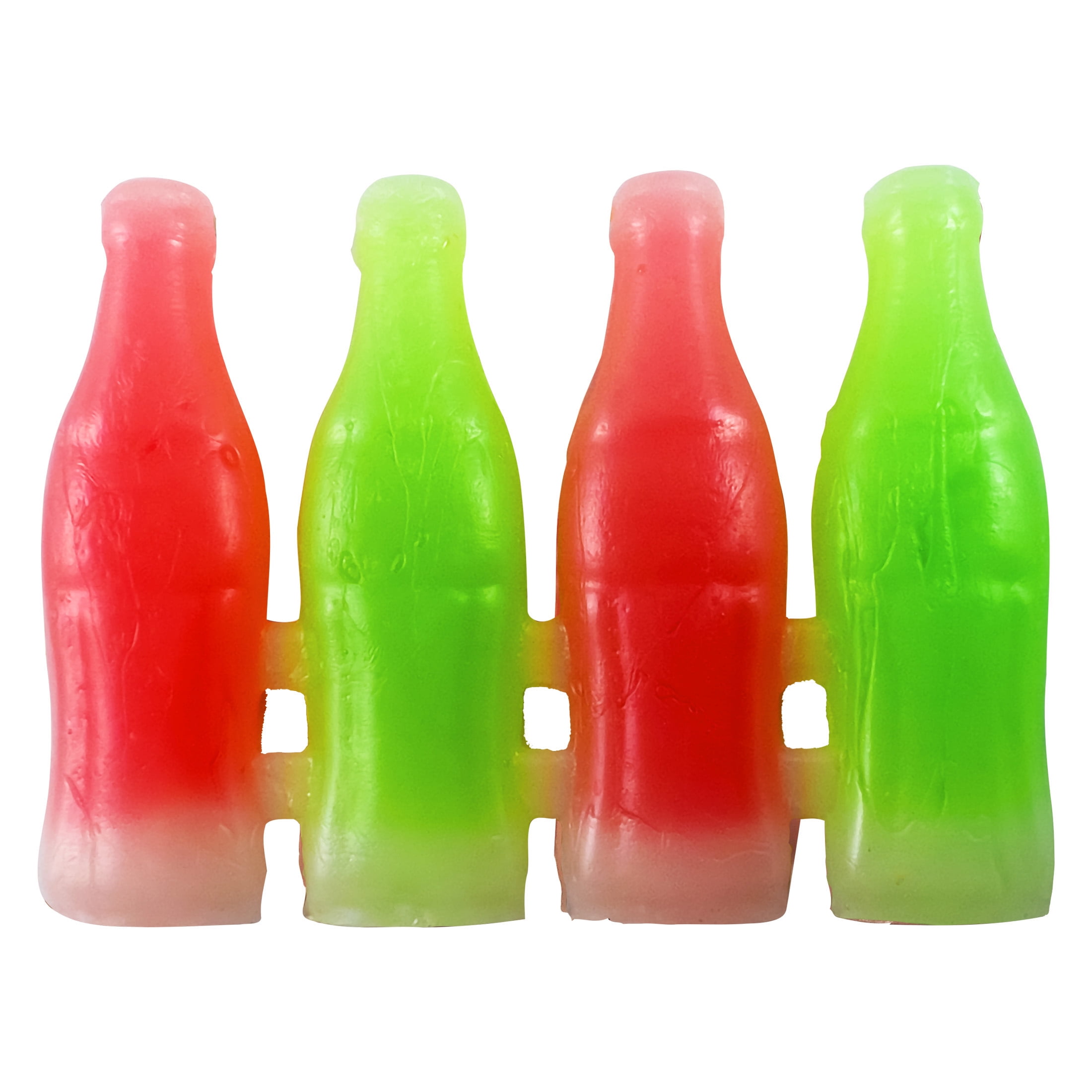 (2 pack) Nik-L-Nip Elf Punch Mini Drinks in Wax Bottles, Green Apple and Cherry Flavors, 8-Pack, Peanut and Gluten Free