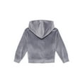 thumbnail image 2 of Wonder Nation Girls Velour Zip Up Hoodie, Sizes 4-18 & Plus, 2 of 3