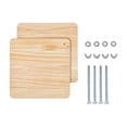thumbnail image 3 of Rongfmy Wooden Book Press Easy Assemble Bookbinding Press for Desktop Home Cardboard 29x29cm, 3 of 9