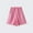 Pink-kids summer shorts, variant on MKOSPLRT Cotton Linen Kids Shorts 2-10 Years Elastic Waist Bermuda Shorts Solid Lounge Wide Leg Shorts Lightweight Summer Shorts